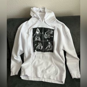 Taylor Swift Eras Tour Merch White Hoodie XL
